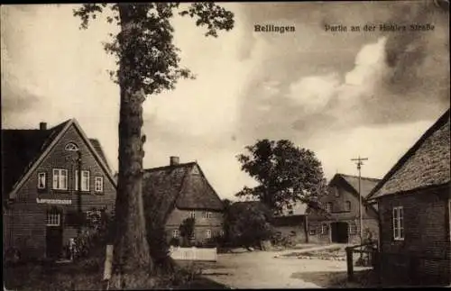Ak Rellingen in Holstein, An der Hohlen Straße
