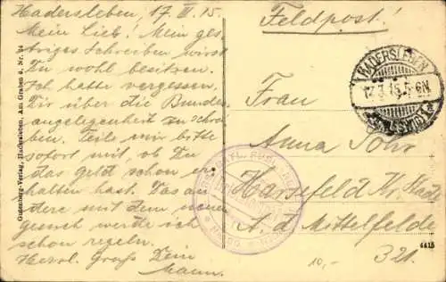 Ak Haderslev Hadersleben Dänemark, Kaserne