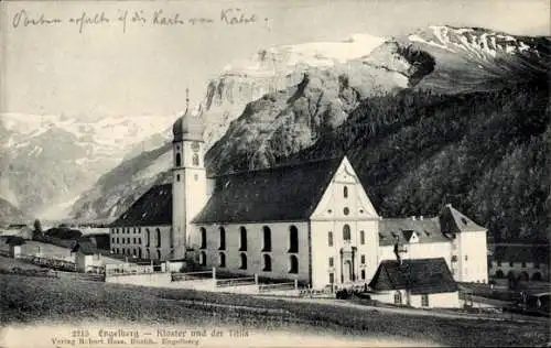 Ak Engelberg Kanton Obwalden Schweiz, Kloster Engelberg, Titlis