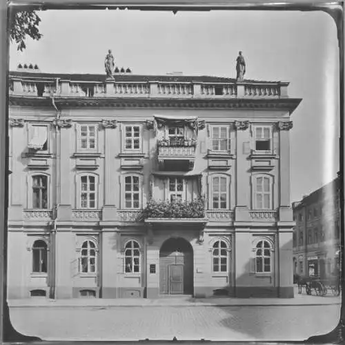 Foto Potsdam, 1912, Albrecht Meydenbauer, Wilhelmplatz 15, Häuserfassade, Photogrammetrie