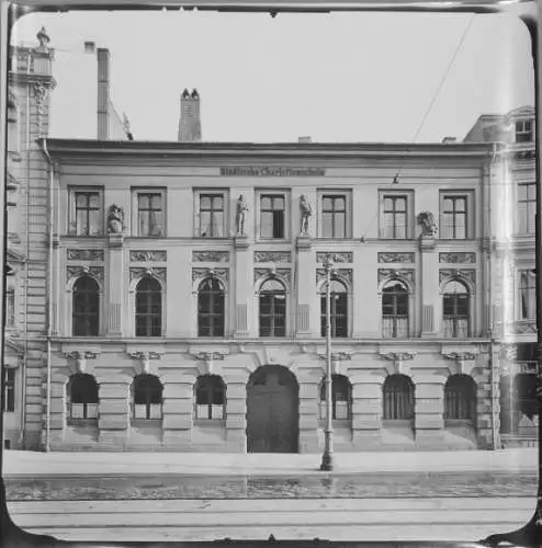 Foto Potsdam, 1912, Albrecht Meydenbauer, Städt. Charlottenschule, Charlottenstr. 33,Photogrammetrie