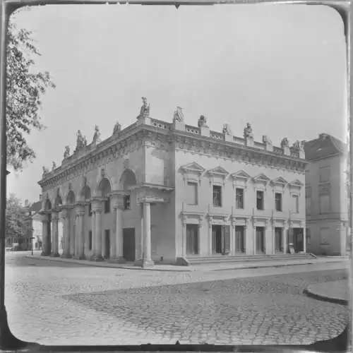 Foto Potsdam, 1912, Albrecht Meydenbauer, Hauptwache, Südwestfassade, Lindenstr. 45, Photogrammetrie