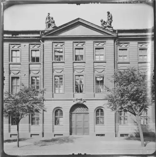 Foto Potsdam, 1912, Albrecht Meydenbauer, Lindenstraße 25, Fassade, Mittelteil, Photogrammetrie