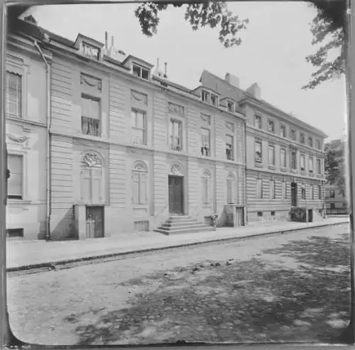 Foto Potsdam, 1912, Albrecht Meydenbauer, Kiezstraße 14-15, Mittelteil, Photogrammetrie