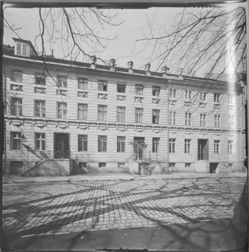 Foto Potsdam, 1912, Albrecht Meydenbauer, Waisenstraße 40-42, Häuserfassade, Photogrammetrie