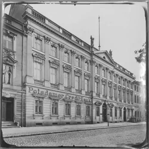 Foto Potsdam, 1912, Albrecht Meydenbauer, Credit-Bank, Charlottenstraße 45-47, Photogrammetrie
