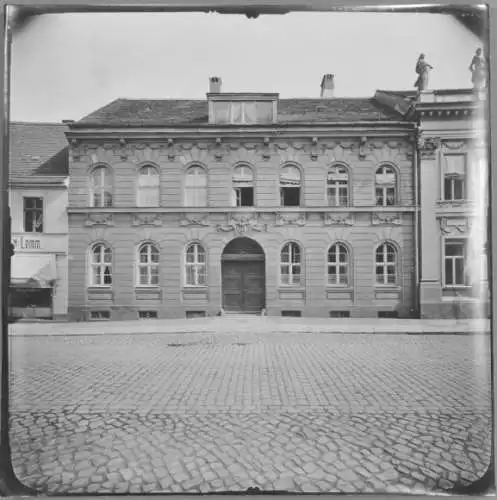 Foto Potsdam, 1912, Albrecht Meydenbauer, Jägerstraße 23, Häuserfassade, Photogrammetrie