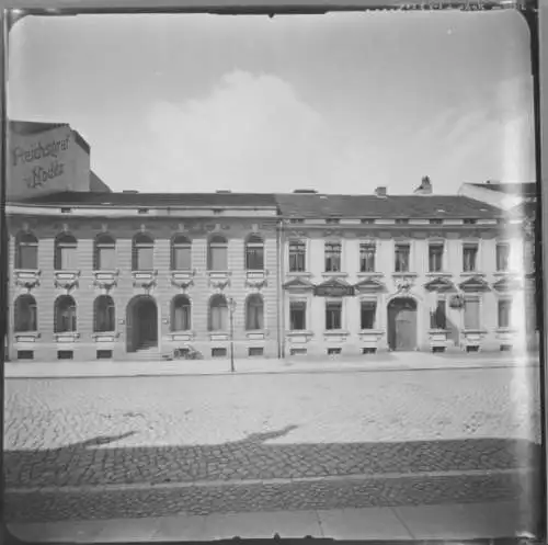 Foto Potsdam, 1912, Albrecht Meydenbauer, Hoditzstraße 2-3, Schneiderei, Photogrammetrie
