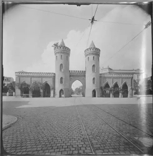 Foto Potsdam, 1912, Albrecht Meydenbauer, Hauptwache, Nauener Tor, Silbergelatine