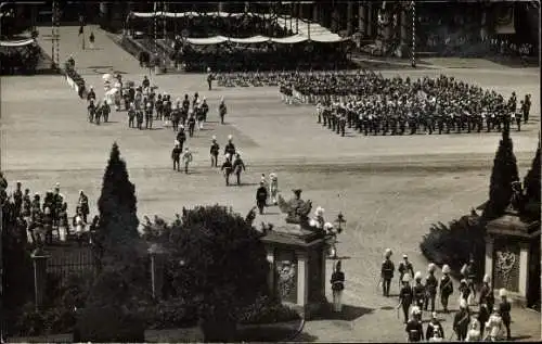 Foto Ak Wildpark Potsdam in Brandenburg, Militärparade