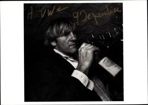 Ak Schauspieler Gerard Depardieux, Portrait, Fotograf Pierre-Olivier Deschamps