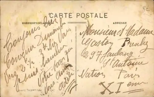 Ak Clermont Oise, Haus