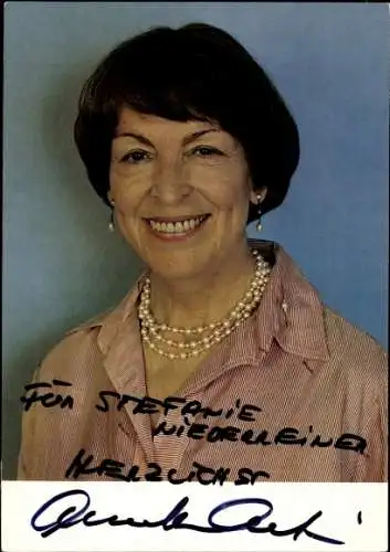 Ak Schauspielerin Anette von Aretin, Portrait, Autogramm