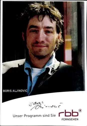 Ak Schauspieler Boris Aljinovic, Portrait, Autogramm