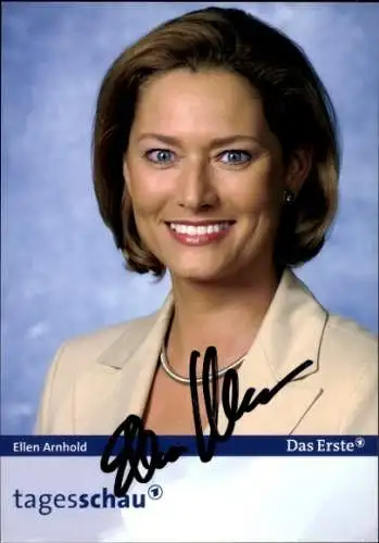 Ak Schauspielerin Ellen Arnold, Portrait, ARD, Autogramm