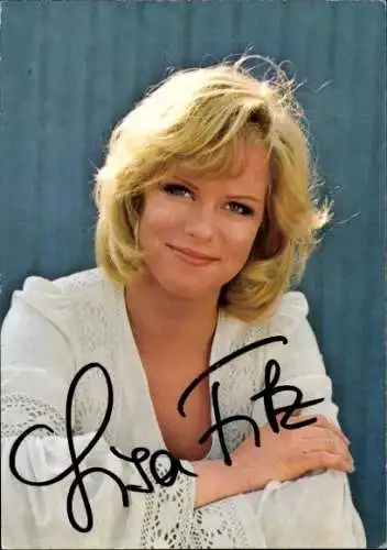 Ak Schauspielerin und Sängerin Lisa Fitz, Portrait, Autogramm