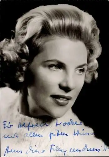 Ak Schauspielerin Anneliese Fluyenschmidt, Portrait, Autogramm