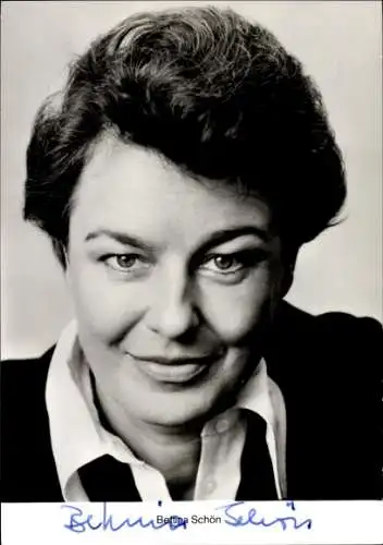Ak Schauspielerin Bettina Schön, Portrait, Autogramm