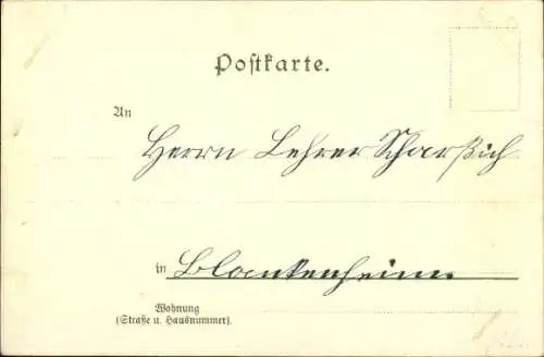 Litho Kaiser Friedrich III., König von Preußen, Lerne leiden ohne zu klagen