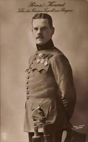 Ak Prinz Konrad von Bayern Wittelsbach, NPG 5539