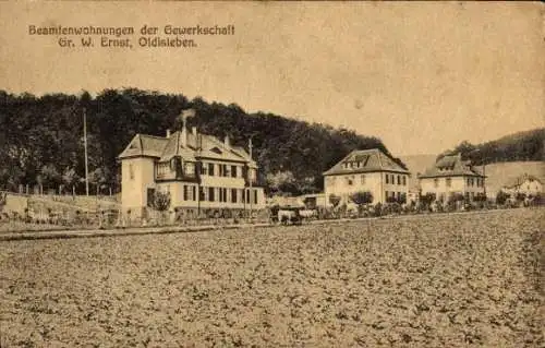 Ak Oldisleben am Kyffhäuser Thüringen, Beamtenwohnungen der Gewerkschaft Gr. W. Ernst