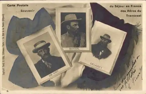 Ak Helden des Transvaal, De Wet, Botha, Delarey, Burenkrieg