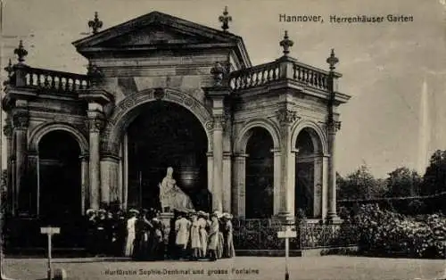 Ak Hannover in Niedersachsen, Herrenhäuser Garten