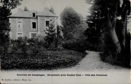 Ak Giraumont Oise, Villa des Fontaines