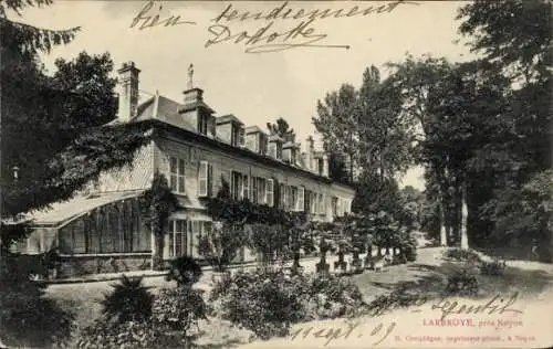 Ak Larbroye Oise, Gebäude