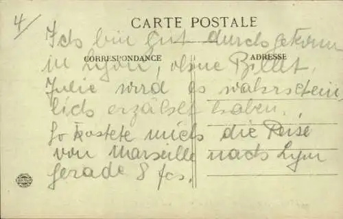 Ak Lyon Rhône, Vue generale sur Vaise et le Mont d'Or