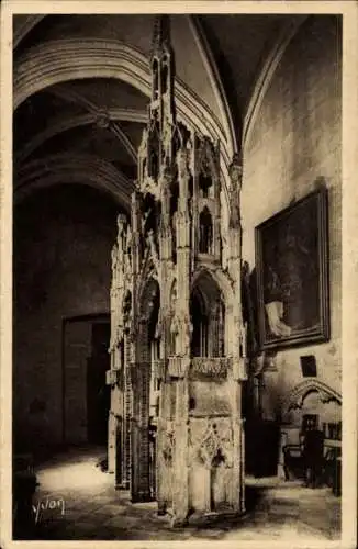 Ak Avignon Vaucluse, La Cathedrale, Tombeau du Pape Jean XXII