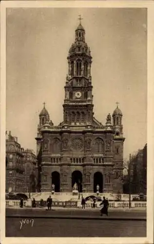 Ak Paris IX, Eglise de la Trinité