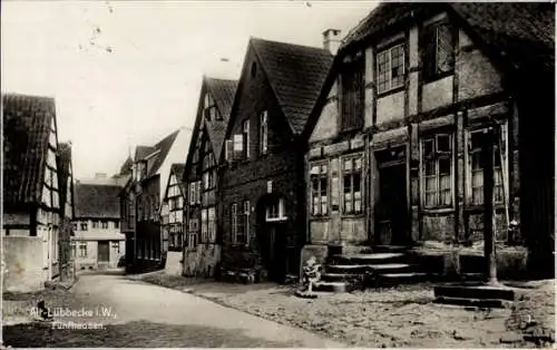 Ak Lübbecke in Westfalen, Fünfhausen, Fachwerkhäuser