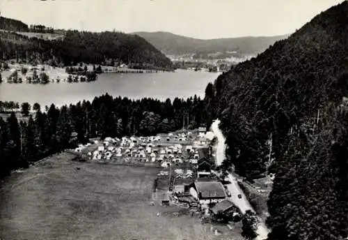 Ak Longemer Lothringen Vosges, See, Flugbild