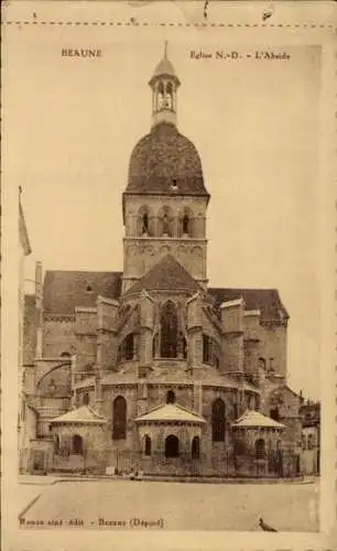 Ak Beaune Côte d’Or, Kirche Notre-Dame
