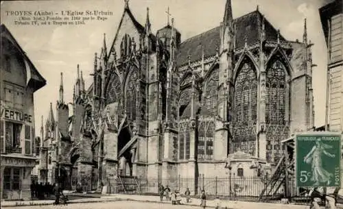 Ak Troyes Aube, Kirche St. Urbain