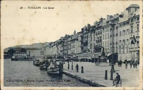 Ak Toulon Var, Le Quai