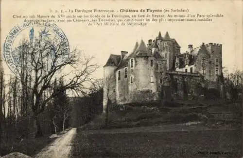 Ak Castelnaud Fayrac Dordogne, Schloss