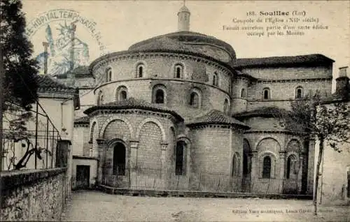 Ak Souillac Lot, Coupole de l'Eglise, XII siecle