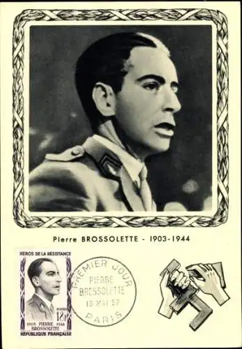 Maximum Ak Pierre Brossolette, Medaille de la Resistance