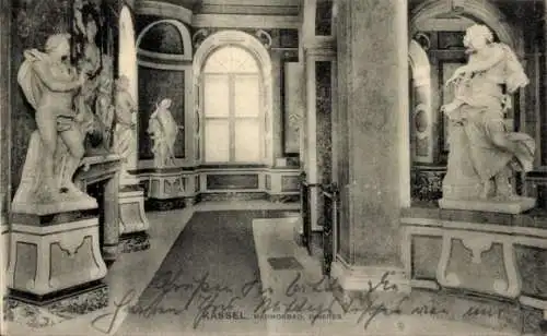 Ak Kassel in Hessen, Marmorbad, Inneres