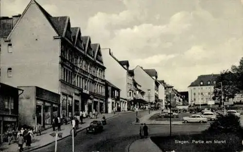 Ak Siegen in Westfalen, am Markt