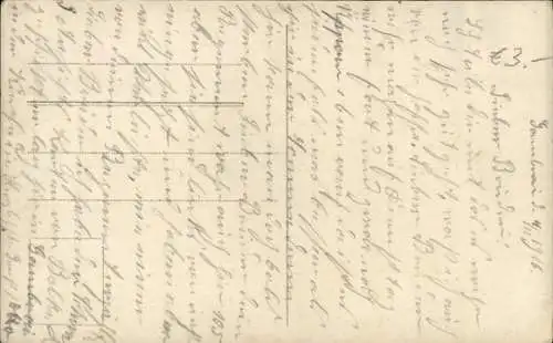 Foto Ak Bapaume Pas de Calais, Durch Granate zerstörtes Wohnhaus