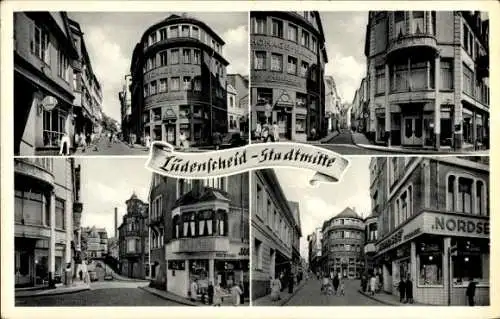 Ak Lüdenscheid Stadtmitte, Hohagen Haus, Nordsee Fischhandel