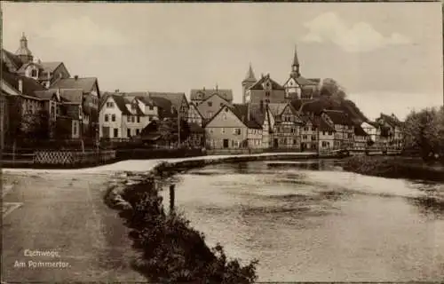 Ak Eschwege an der Werra Hessen, Am Pommertor