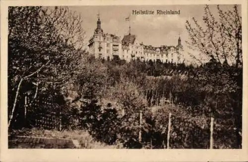 Ak Hohenhonnef Bad Honnef am Rhein, Heilstätte Rheinland