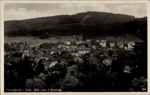 Ak Friedrichroda im Thüringer Wald, Gesamtansicht, Blick nach dem Körnberg