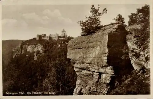 Ak Nideggen in der Eifel, Effelsley, Burg