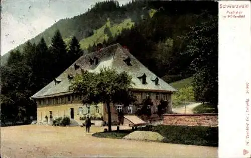 Ak Posthalde Breitnau im Schwarzwald, Höllental