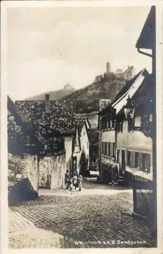 Ak Weinheim an der Bergstraße Baden, Bandgasse